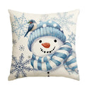 Axyaa Halloween Pumpkin Print Pillow Cover 45x45 - Festive Home Decor & Holiday Gift