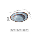Axyaa Ceramic Hat Plate Soup Salad Dessert Pasta Specialty Tableware