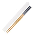 Axyaa Bamboo Chopsticks Set Japanese Style Blue Wood, Anti-skid, Portable