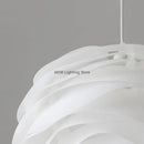 Axyaa White Rose Pendant Chandelier for Kitchen Island Bedroom Romance