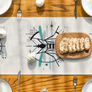 Axyaa Geometricus Table Runner: Stylish Dining Decor Cloth for Wedding & Coffee Tables