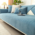 Axyaa Chenille Jacquard Sofa Cover, Non-Slip Couch Slipcover for All Seasons
