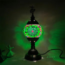 Axyaa Turkish Swirling Dance Mosaic Table Lamp Glass Bed Light Vintage Romantic Glass Mosaic Lamp