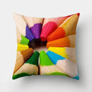 Axyaa Geometric Animal Rainbow Pillow Case for Home Decor 45X45CM