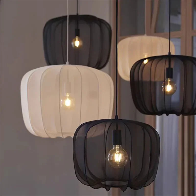 Axyaa Wabi Sabi Lantern Pendant Lamp for Living Room, Bedroom, and Aisle