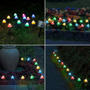 Axyaa Solar Mushroom Lights - 10/20 Patio Fairy Lights with Remote Control