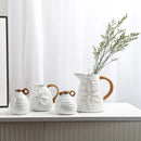 Axyaa Ceramic Vase: Retro American Country Style Home Decor with Hydroponic Flowers