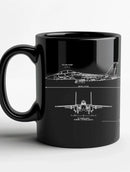 Axyaa Space Shuttle Ceramic Mug - NASA Inspired Sci-Fi Design, Durable & Perfect for Space Enthusiasts