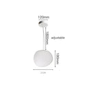 Axyaa White Glass LED Chandelier for Living Room, Staircase & Bar