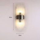 Axyaa Gold LED Wall Lamp: Luxury Indoor Lighting Sconce for Home Decor & Designer Spaces