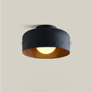 Axyaa Nordic Walnut Wood LED Ceiling Lamp for Home Décor