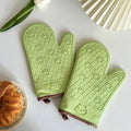 Axyaa Silicone Oven Gloves - High Temperature Resistant and Anti-Slip