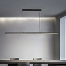 Axyaa Black Aluminum Square Pendant Light - Modern LED Hanging Lamp for Home Loft