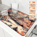Axyaa Architectural Landscape Non-Slip Drying Mat