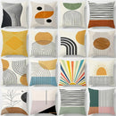 Axyaa Abstract Line Pattern Decorative Pillow Cover