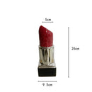Axyaa Ceramic Lipstick Vase: Cartoon Floral Arrangement Creative Home Decor