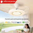 Bohemian Flower Design Invisible Fan Lamp by Axyaa - Full Spectrum Light