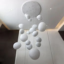 Axyaa Glass Ball Pendant Chandelier for Villa Stair Ceiling Interior Decor