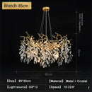 Axyaa Luxury Crystal Glass LED Chandelier for Home Decor and Shop