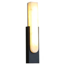 Axyaa Grey Marble LED Wall Sconces: Nordic Modern Bedroom Lamp