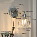 Axyaa Iron Ceramic LED Wall Lights Modern Living Room Bedroom Sconce Wandlamp