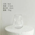 Axyaa Nordic Minimalist Special-Shaped Stained Glass Vase for Modern Home Decor