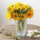 Axyaa Vintage Glass Vase for Living Room Flower Arrangement