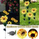 Axyaa Solar Sunflower Lawn Light: Waterproof Outdoor Garden Decoration LED Lamp
