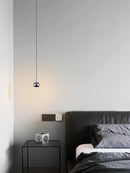 Axya Luxe Gold Pendant Lamp with COB Spotlights for Dining Room & Bedroom