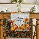 Axyaa Sunflower Maple Leaf Table Runner Party Decor Elegance