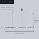 Axyaa Modern LED Pendant Light Chandelier for Living Room Kitchen Dining Bar