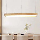 Axyaa Modern Wood Pendant Light for Dining Room, Office, and Living Room
