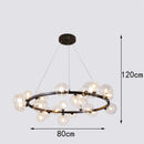 Axyaa Elegant Crystal Chandelier Dining Room Ceiling Pendant Lights