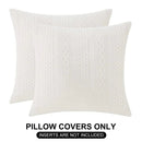 Axyaa Luxury Soft Pillow Cover 40x40/50x50cm for Living Room Sofa Bed