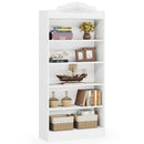 Axyaa 5 Tier 25 Pair Wood Shoe Storage Cabinet, 73" Tall Freestanding Rack