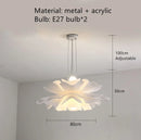 Axyaa White Butterfly LED Chandelier for Dreamy Living Room & Bedroom