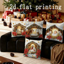 Axyaa Nativity Scene Christmas Pillow Covers - Decor Pattern Cushion Cover