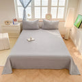 Axyaa Solid Color Lattice Yarn-Dyed Sheets - Soft and Skin-Friendly