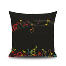 Axyaa Piano Key Notes Pillowcase - Home/Office Sofa Decor