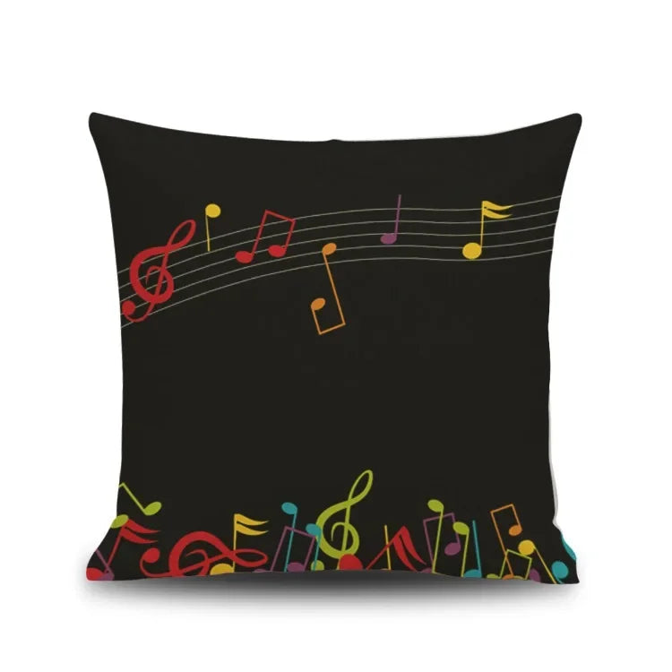 Axyaa Piano Key Notes Pillowcase - Home/Office Sofa Decor