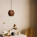 Axyaa Wooden Japanese Retro Hanging Lamp for Restaurant Bar Counter Bedroom