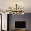 Axyaa Nordic Glass Ball LED Ceiling Chandelier for Living Room, Bedroom, Dining Room