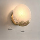 Axyaa Marble Wall Lamp Living Room Bedroom Chinese Style Lighting