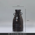 Axyaa Handmade Ceramic Vase Ginger Jar - Decorative Flower Pot for Home Accessories