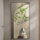 Axyaa Green Plant Wall Lamp: High-End Living Room Décor & Hallway Ornament