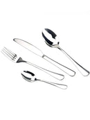 Stainless Steel Cutlery Set in Black Rainbow Rose Gold for Western Dining by Axyaa