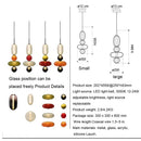 Axyaa Artistic Glass Lollipop Chandelier - Colorful Luxury Ceiling Fixture