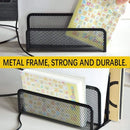 Axyaa Mesh Desk Organizer with 3 Upright Compartments (2 Pack)