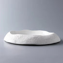 Axyaa Stone Pattern Ceramic Dinner Plate Set