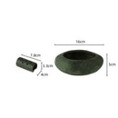 Axyaa Ceramic Flower Pots: Handmade Stoneware, Sword Mountain Design